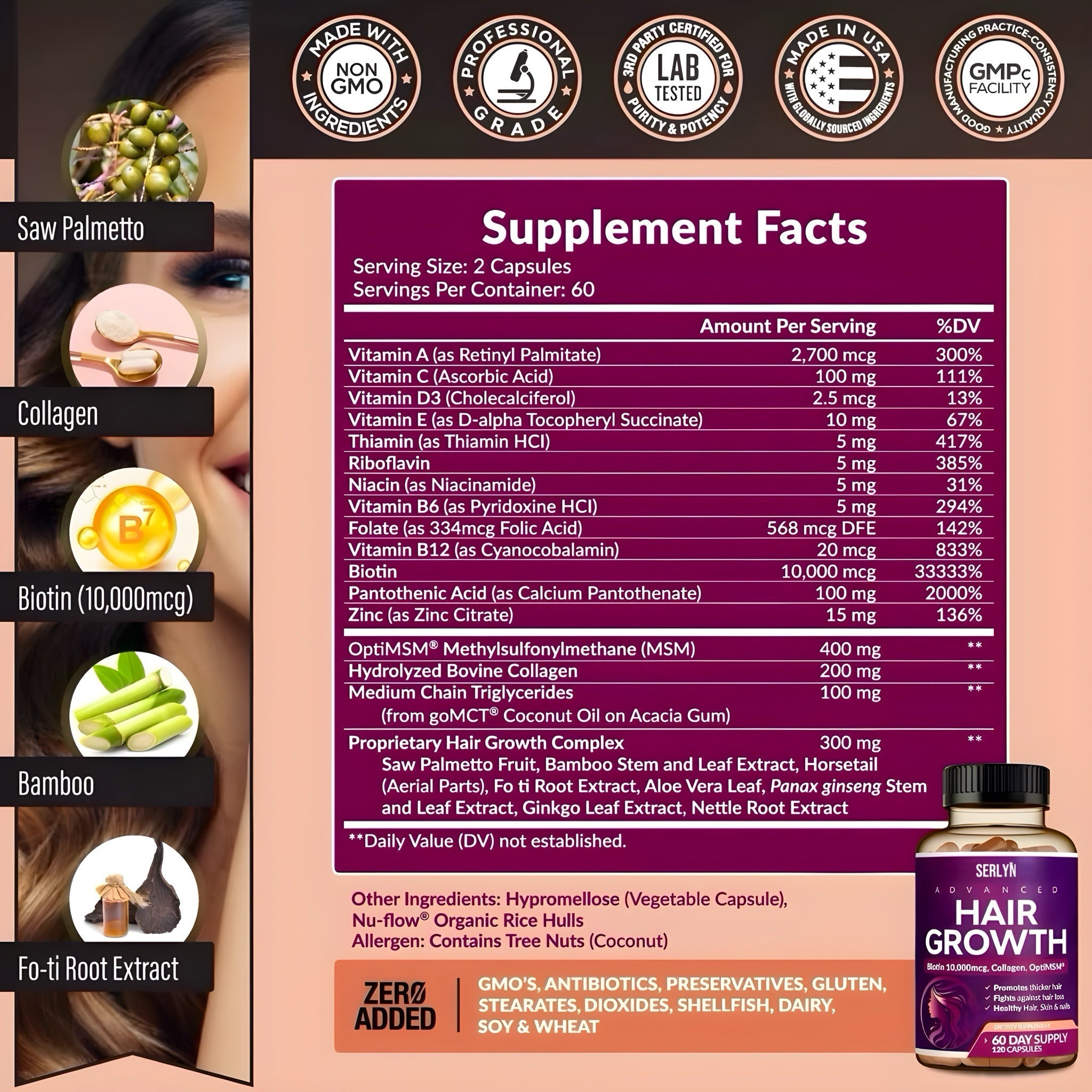 Crecimiento Capilar Avanzado  + Envío Gratis