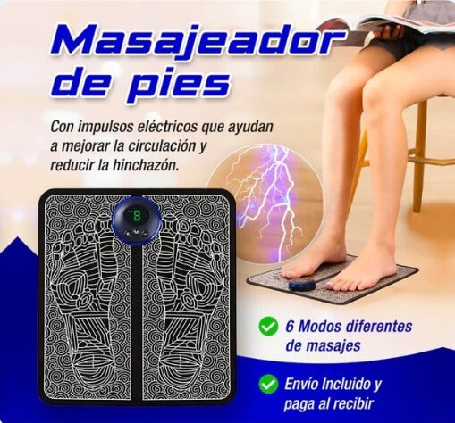 SUPER COMBO TAPETE MASAJEADOR Y MARIPOSA EMS