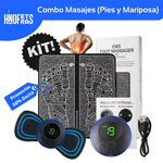 SUPER COMBO TAPETE MASAJEADOR Y MARIPOSA EMS